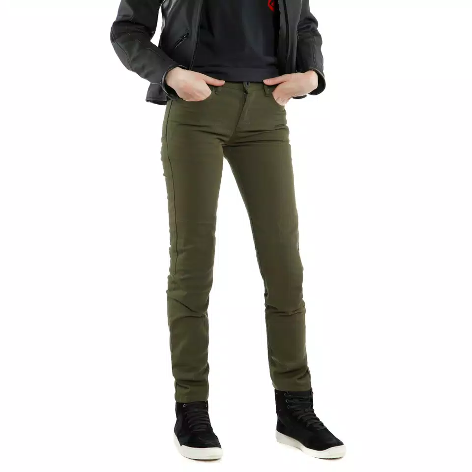 CLASSIC SLIM - WOMEN'S MOTORCYCLE PANTS IN FABRIC