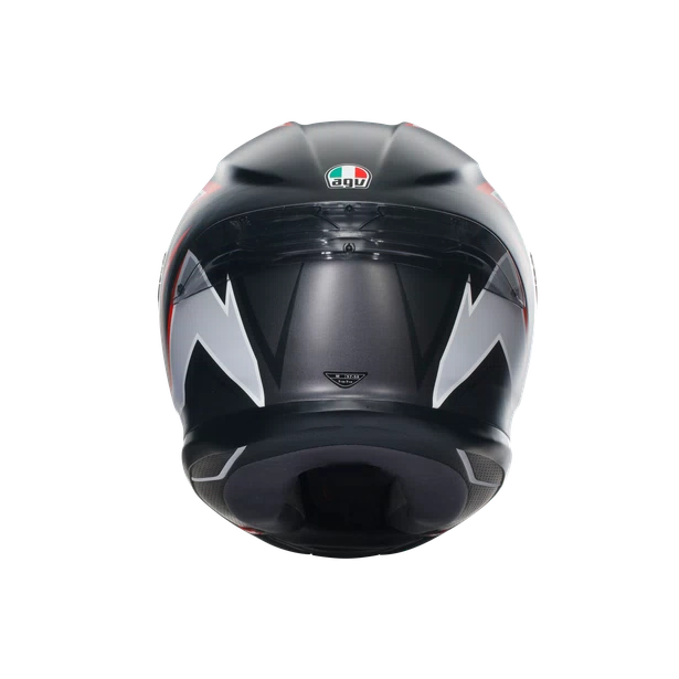 K6 S DOT(E2206) - FLASH MATT BLACK/GREY/RED