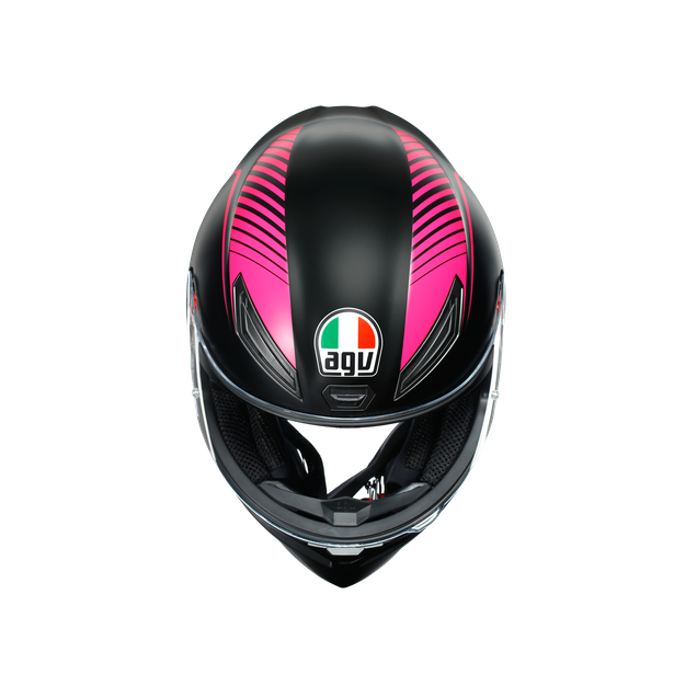 K1 MULTI ECE DOT - WARMUP BLACK/PINK