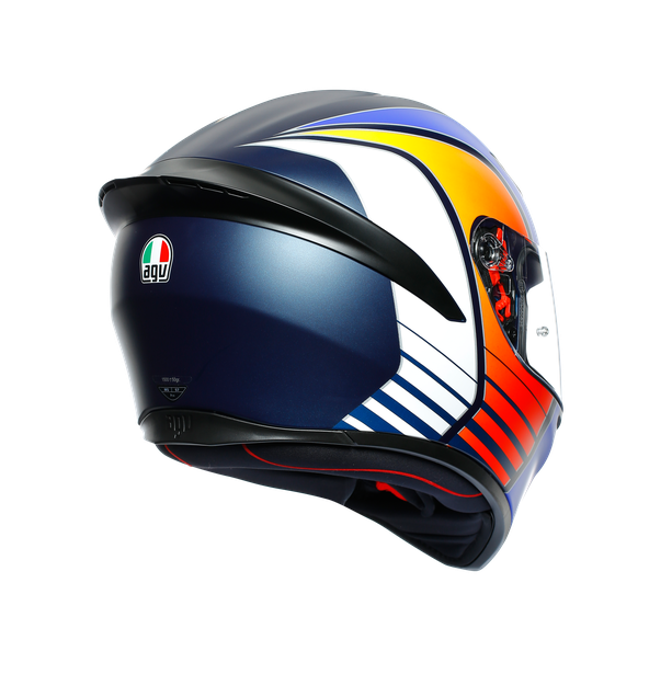 K1 MULTI ECE DOT - POWER MATT DARK BLUE/ORANGE/WHITE
