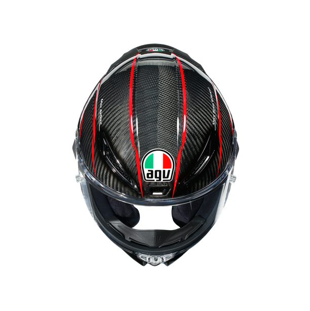 PISTA GP RR ECE DOT MULTI - PERFORMANCE CARBON/RED