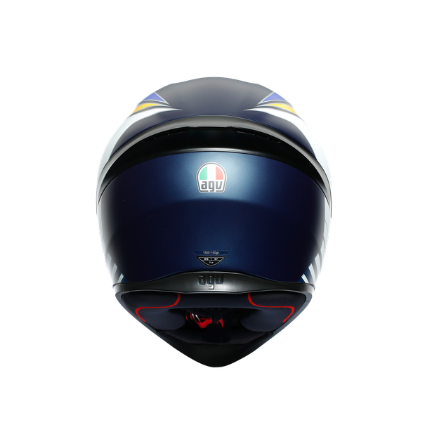 K1 MULTI ECE DOT - POWER MATT DARK BLUE/ORANGE/WHITE