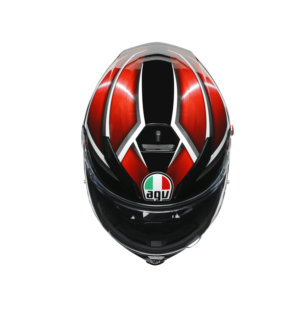 K5 S MULTI ECE DOT - TEMPEST BLACK/RED