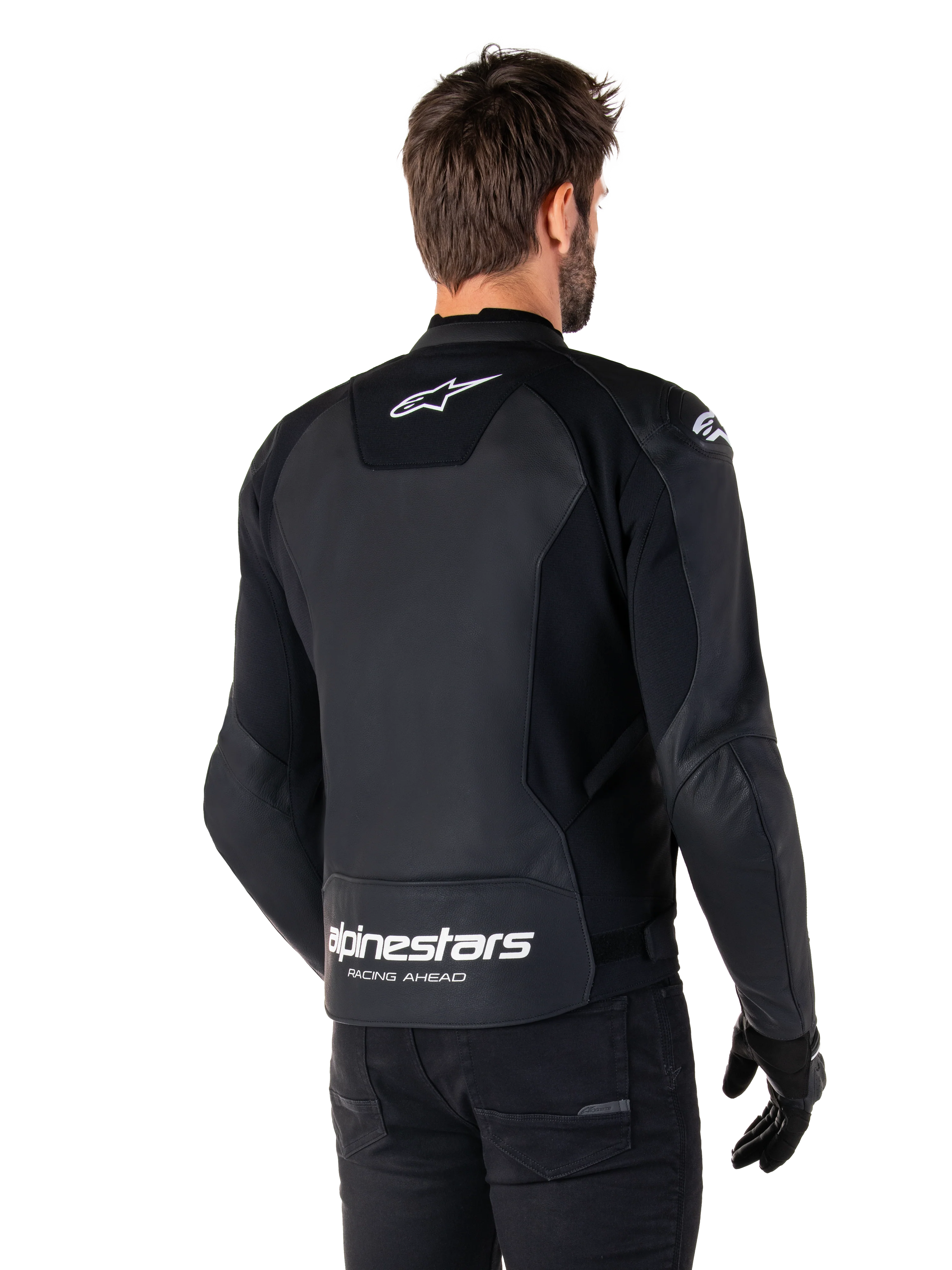 Faster V3 Leather Jacket | Alpinestars
