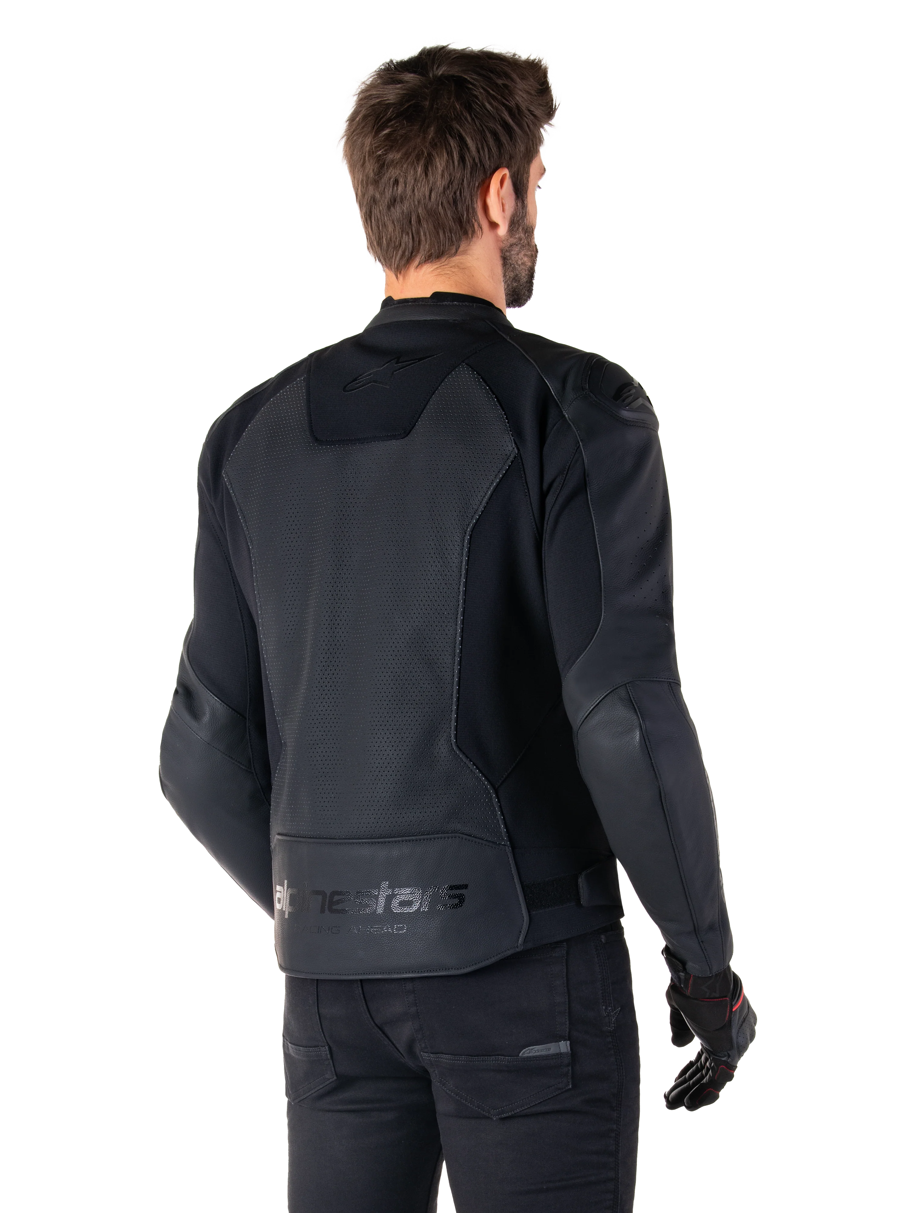 Faster V3 Airflow Leather Jacket | Alpinestars