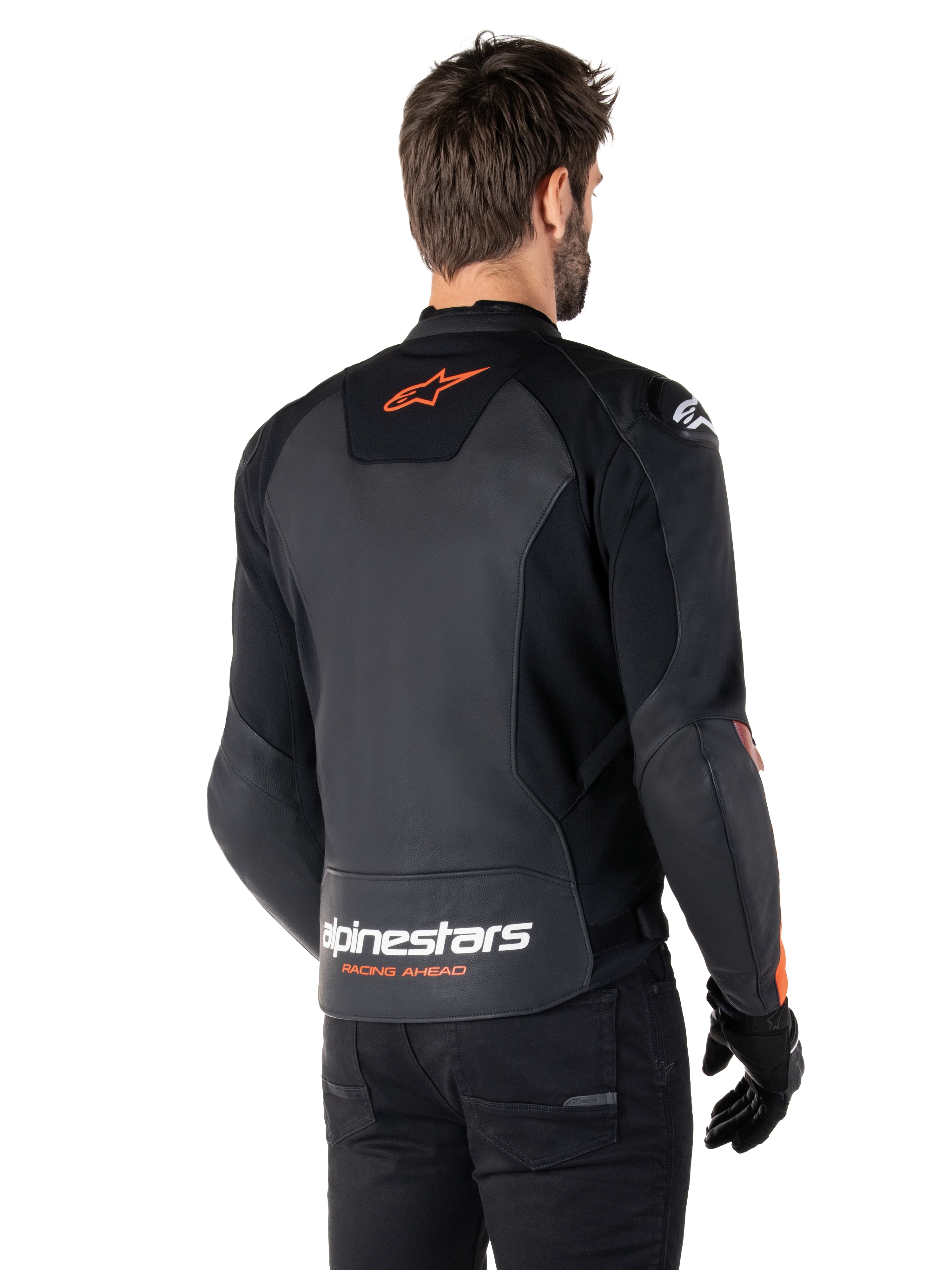 Faster V3 Leather Jacket | Alpinestars