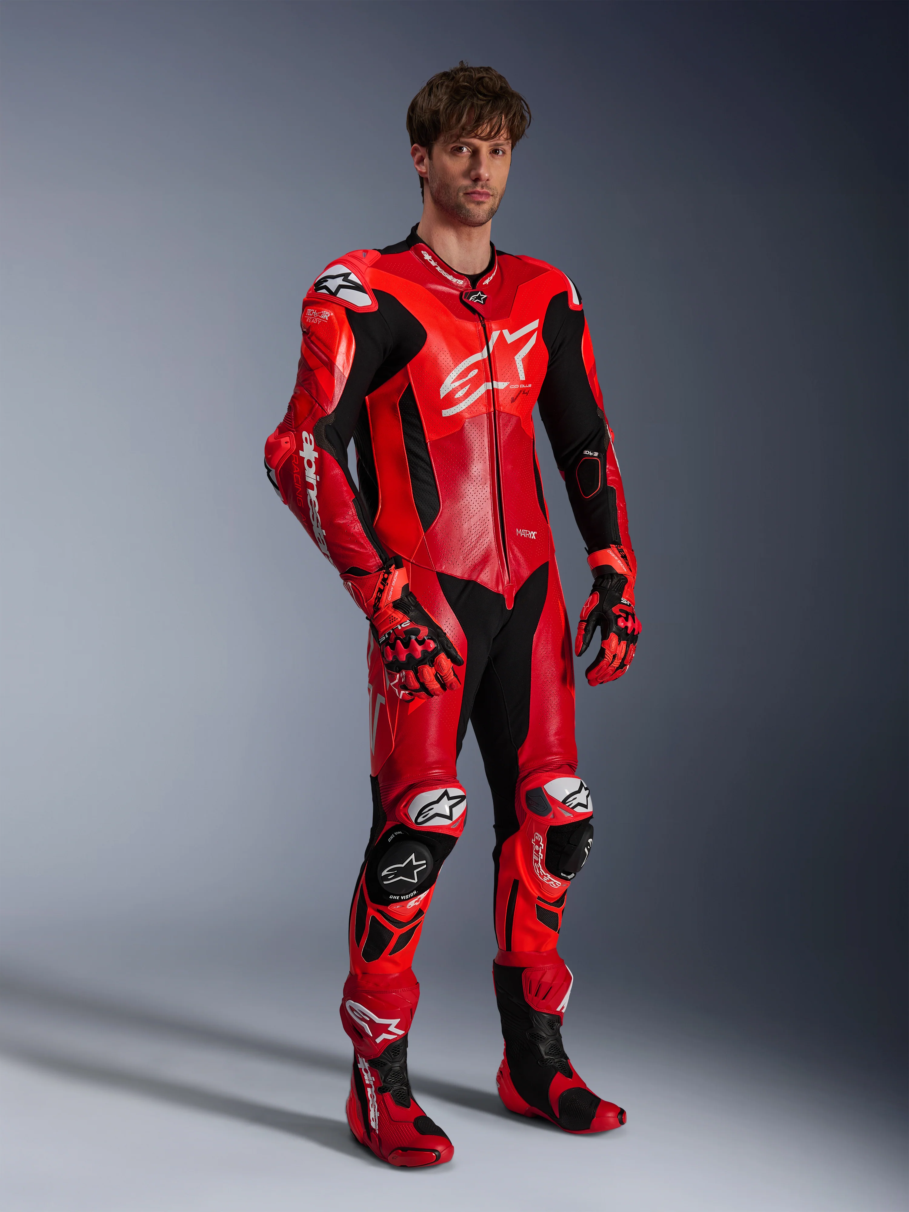 Gp Plus V4 Sprint 1Pc Leather Suit | Alpinestars