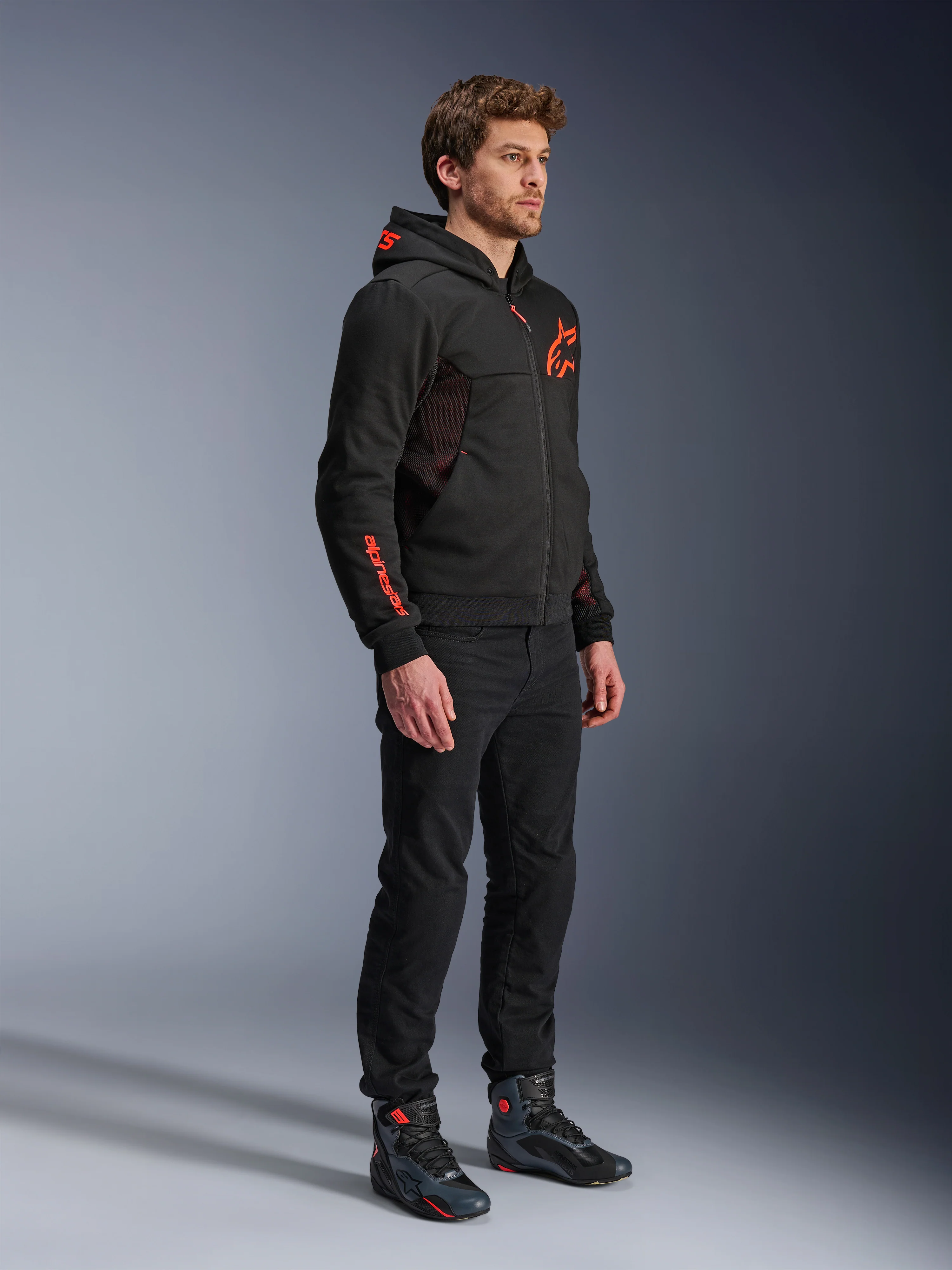 Chrome Air Sport Hoodie | Alpinestars
