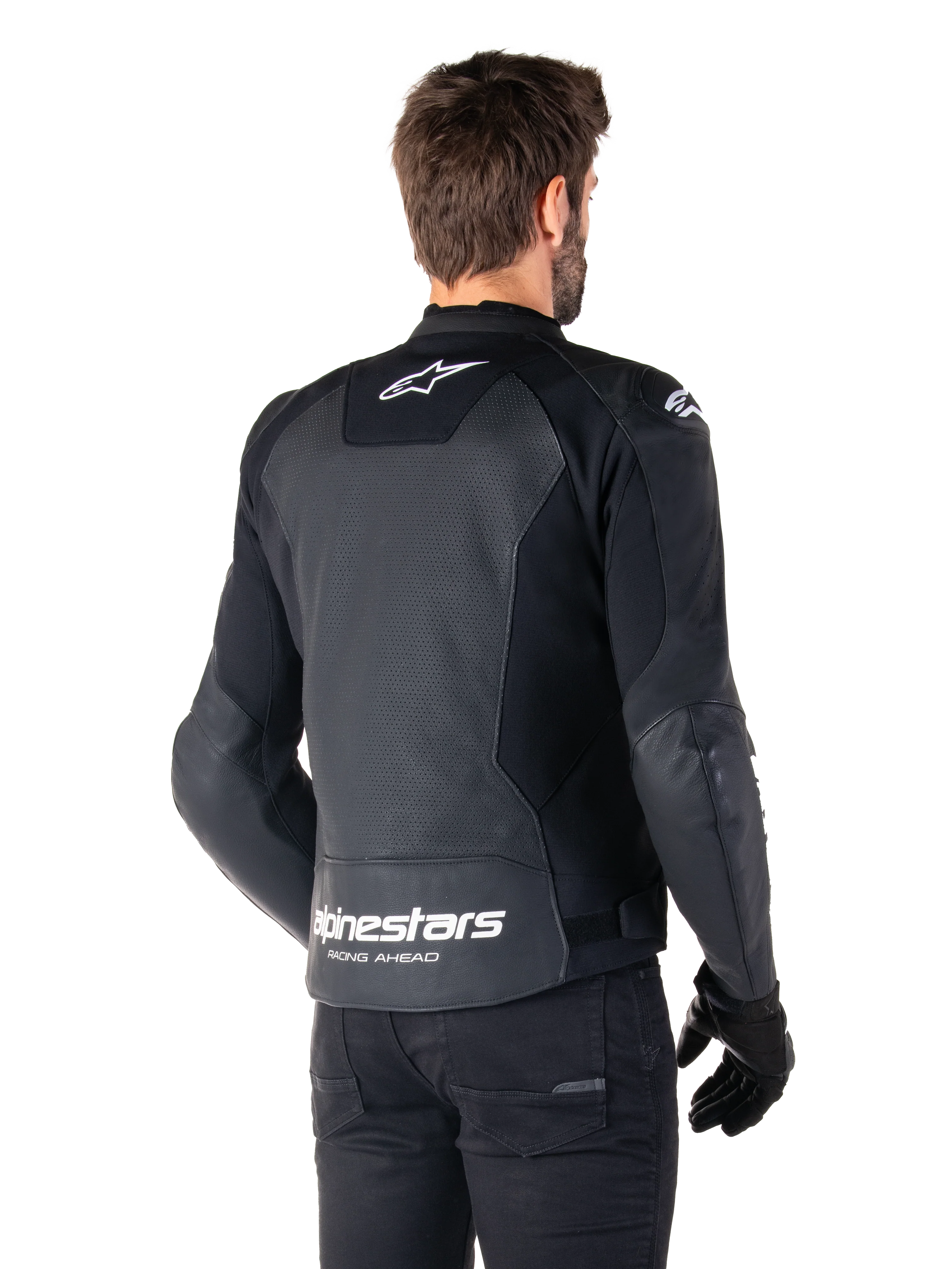 Faster V3 Airflow Leather Jacket | Alpinestars
