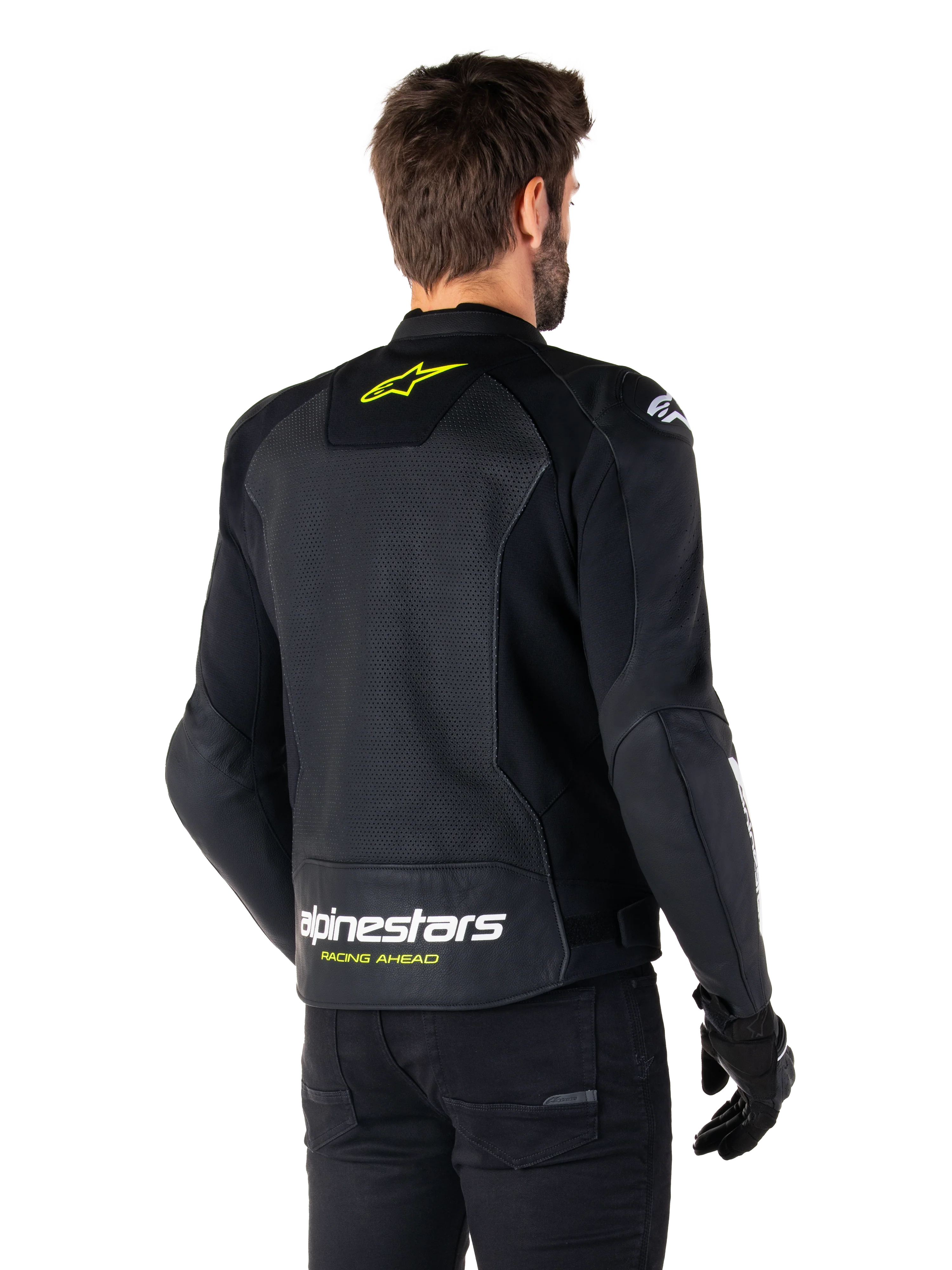 Faster V3 Airflow Leather Jacket | Alpinestars