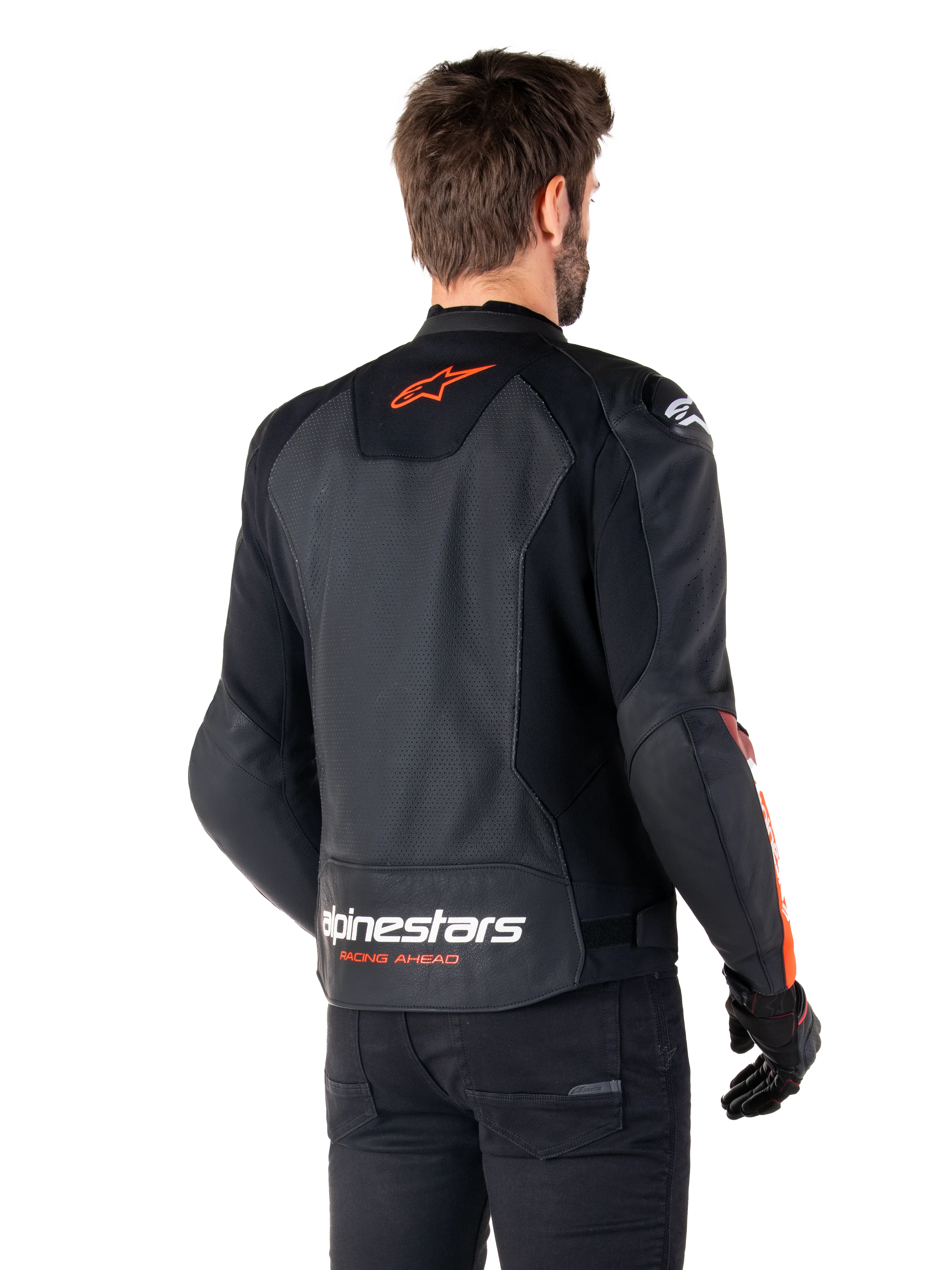 Faster V3 Airflow Leather Jacket | Alpinestars
