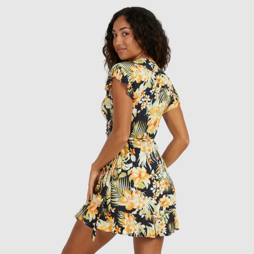 Billabong Womens Utopia Wrap & Roll Dress