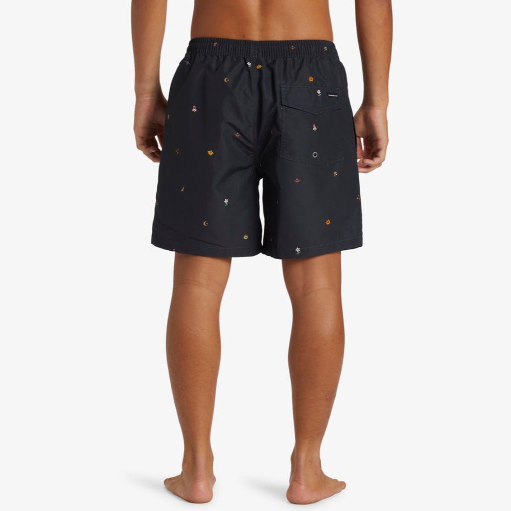 Quiksilver Remade Mix Volley 17" Elastic Waist Shorts - Men