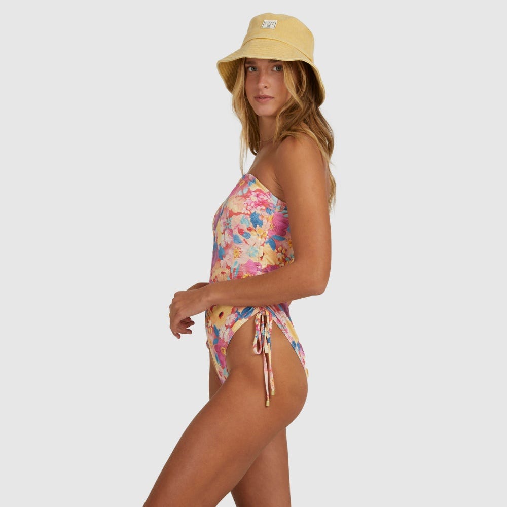 Billabong Womens Summer Bliss Naomi Bandeau One-Piece Swimsuit