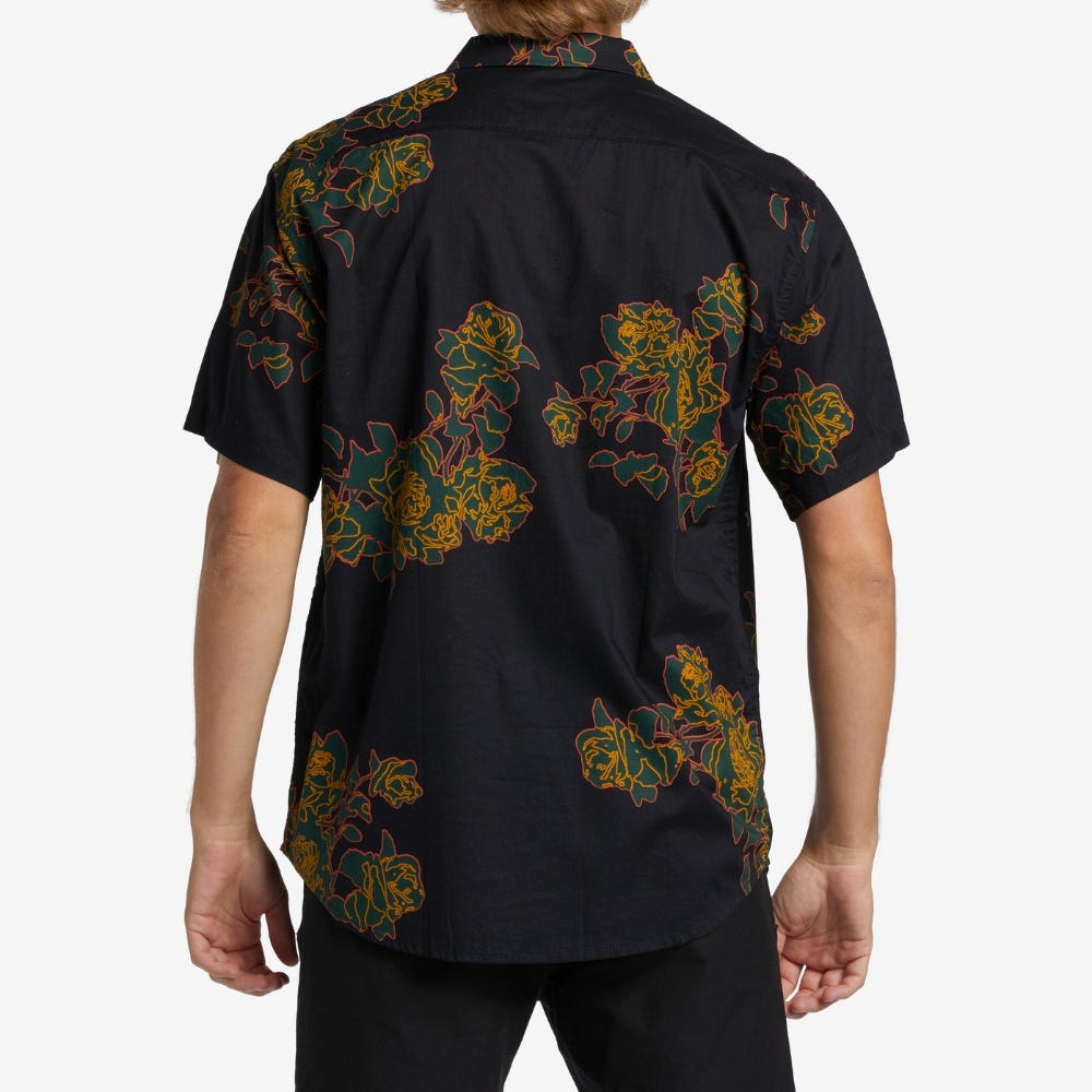 Billabong Mens Sundays Floral Short Sleeve Shirt