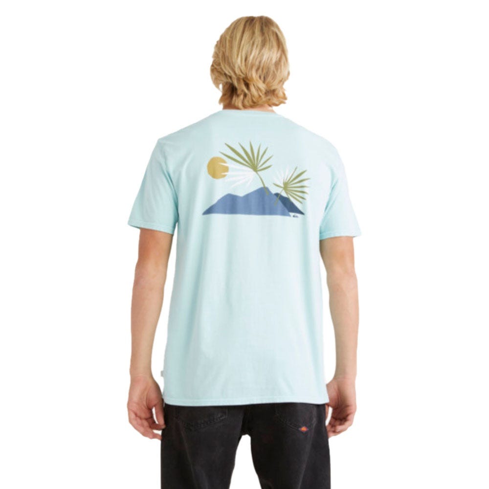 Quiksilver Mens New Tribe T-Shirt In Angel Blue