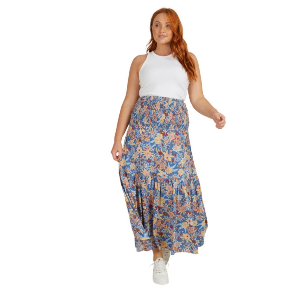 Roxy Womens Remember The Time Maxi Skirt