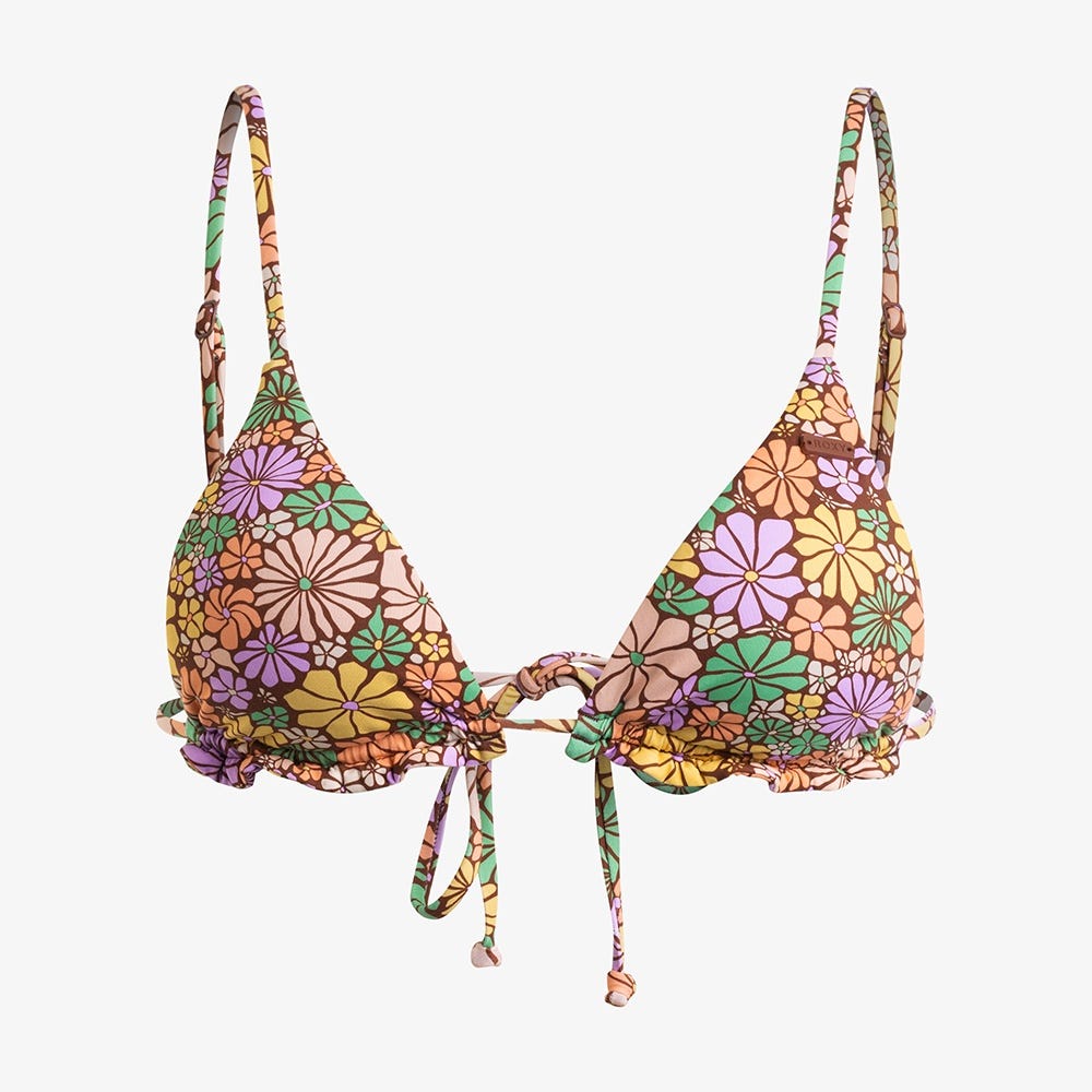 Roxy All About Sol Halter Neck Bikini Top - Women