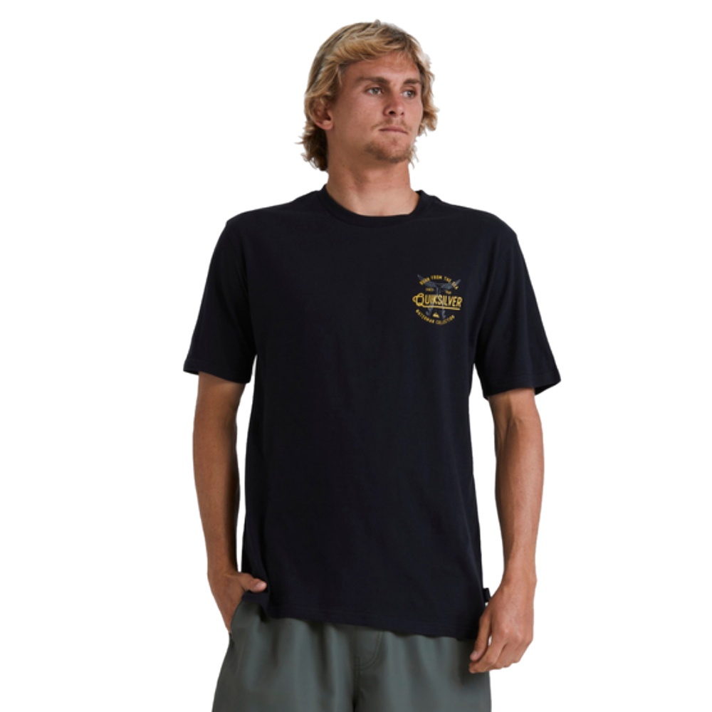 Quiksilver Mens Tail Up T-Shirt In Black