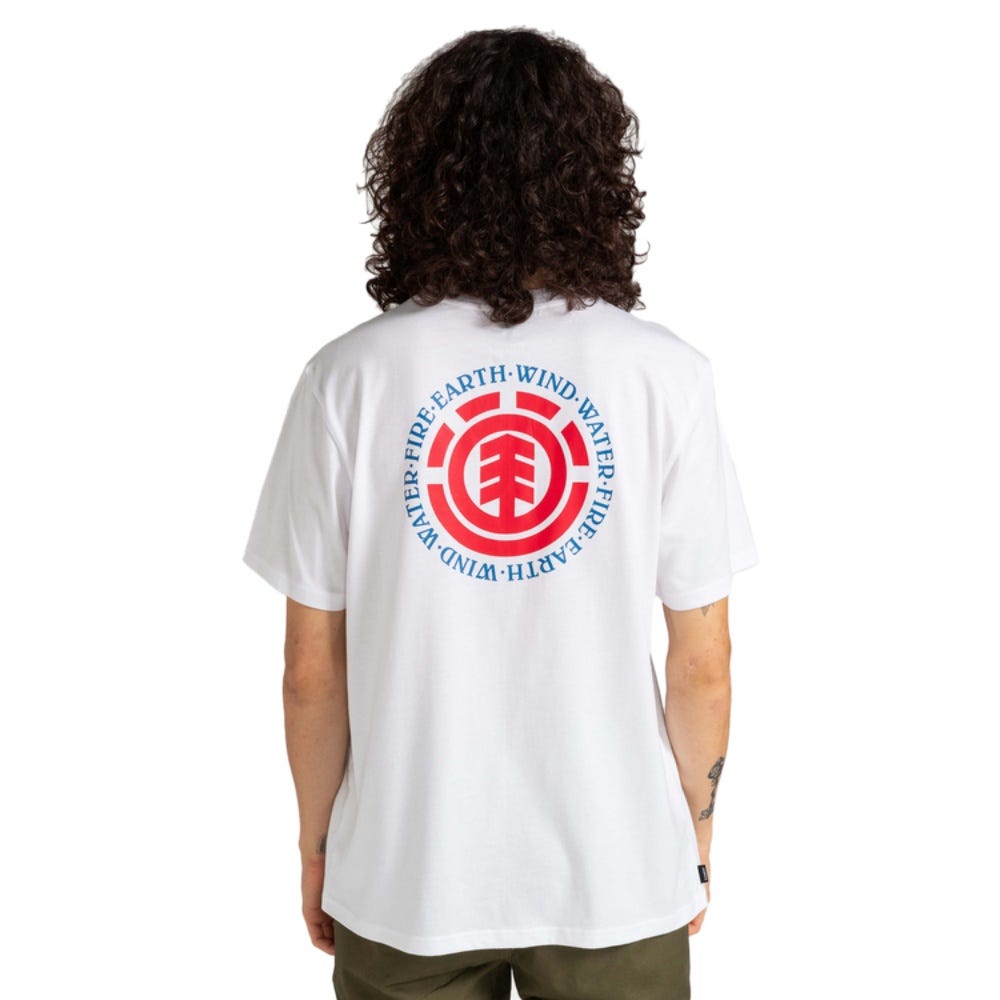 Element Mens Seal Back T-Shirt In Optic White