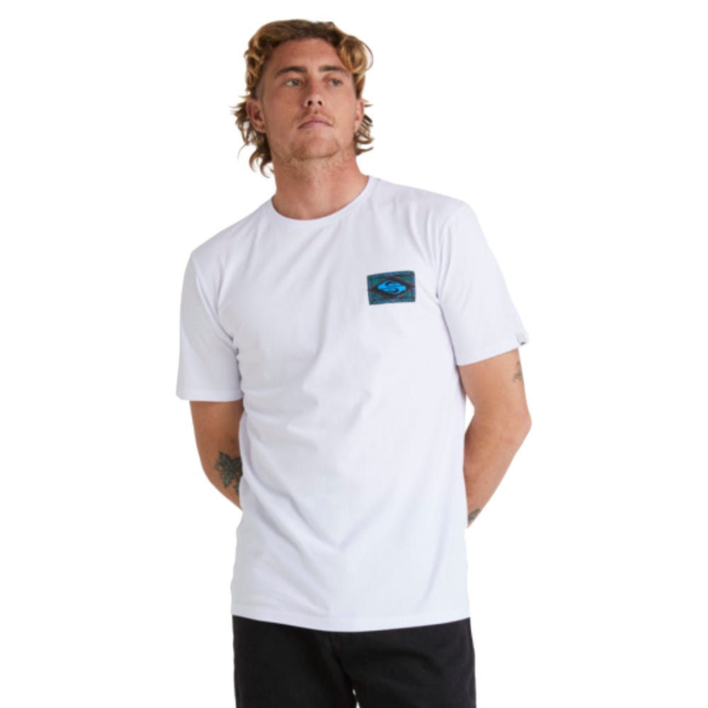 Quiksilver Mens Vibing T-Shirt In White