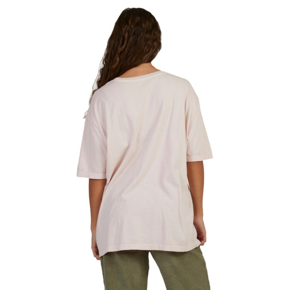 Roxy Womens Barracuda Oversized T-Shirt In Peach Whip