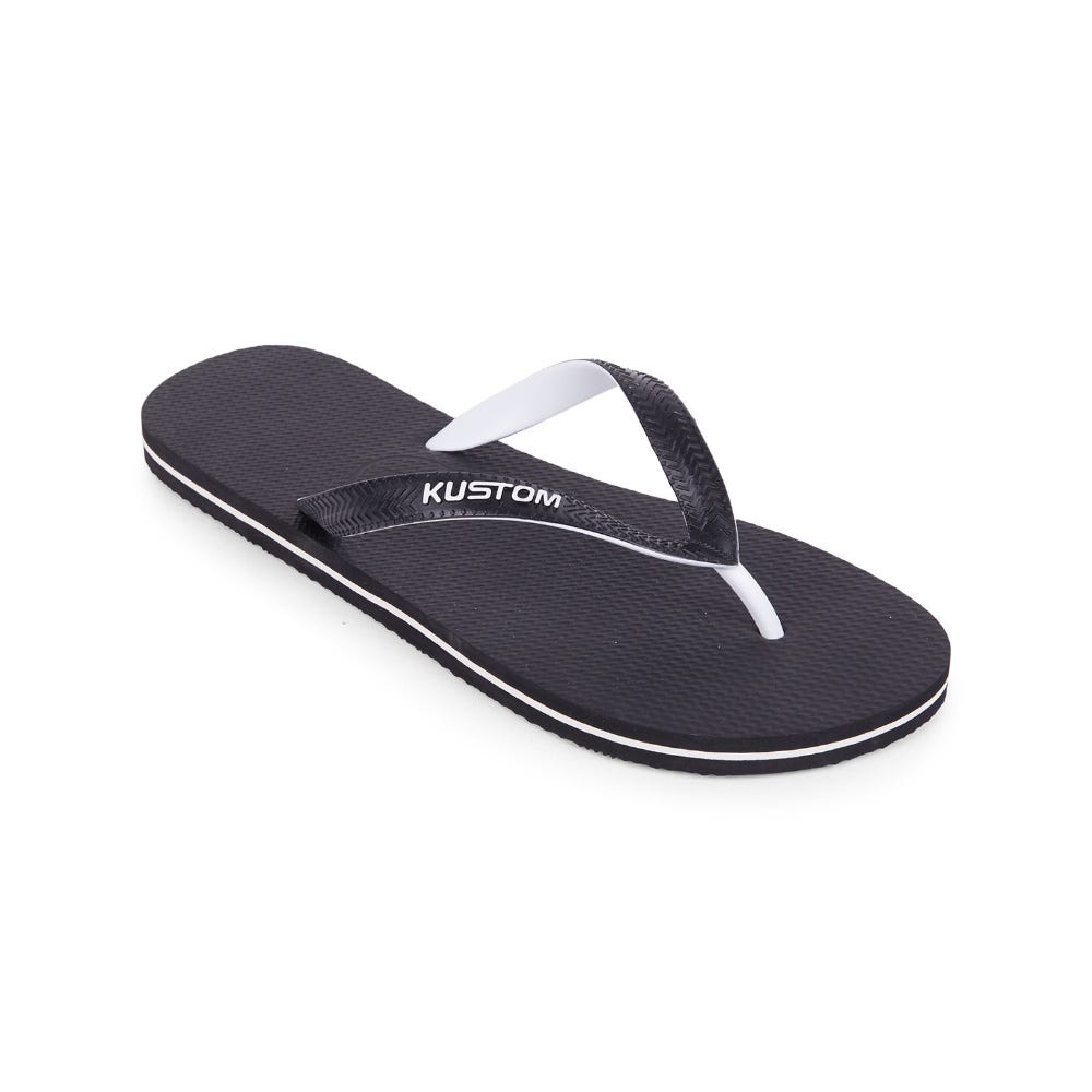 Kustom Mens Blend Thong In Black/White