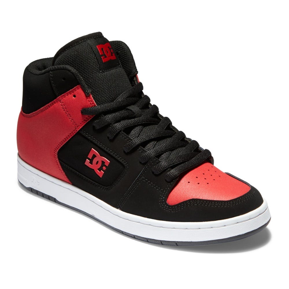 DC Shoes Mens Manteca 4 Hi High-Top Shoes In Black/Red