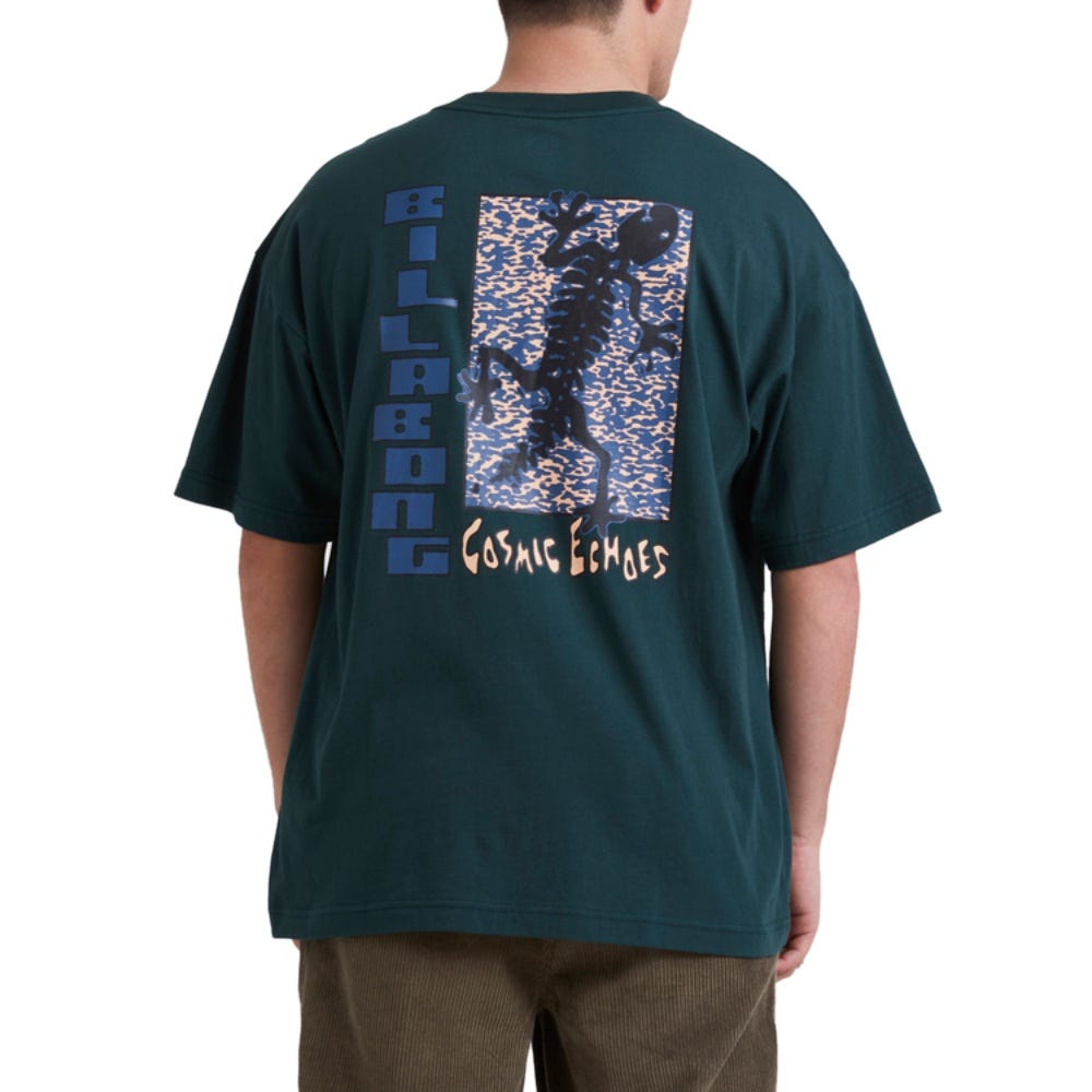 Billabong Mens Sketchy Gec T-Shirt In Dark Forest