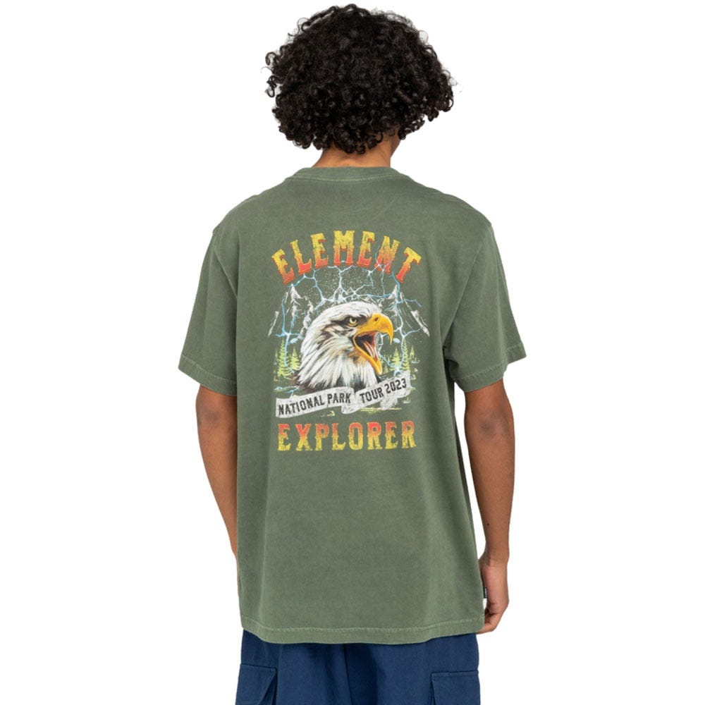Element Mens Heliaca T-Shirt In Beetle