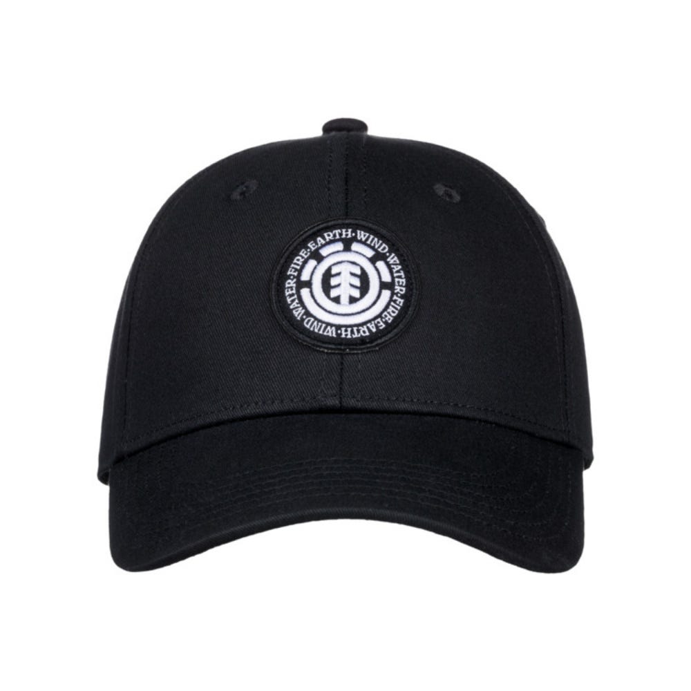 Element Mens Treelogo 2.0 Baseball Cap In Flint Black