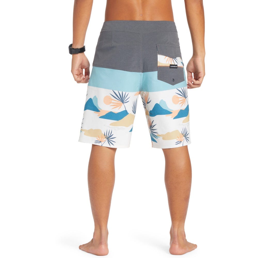 Quiksilver Mens Surfsilk Panel 20" Boardshorts In Iron Gate