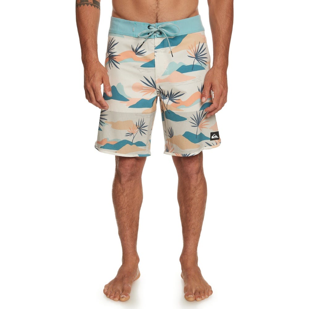 Quiksilver Mens Highline Scallop 19" Boardshorts Birch