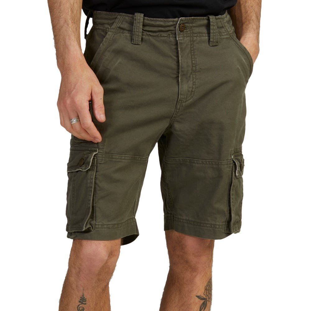 Element Mens Source Cargo Shorts In Olive