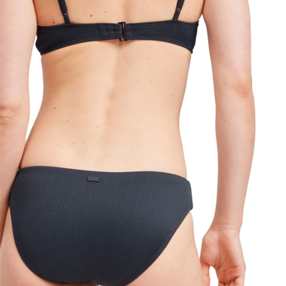 Roxy Womens Love The Comber Bikini Bottoms In Anthracite