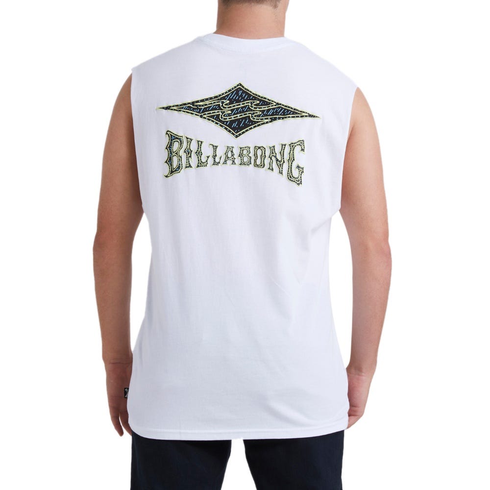 Billabong Mens Ridge Tank Top In White