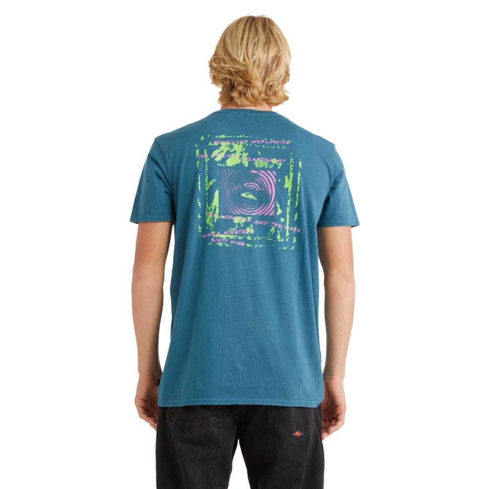 Quiksilver Mens International Worldforce T-Shirt In Bering Sea