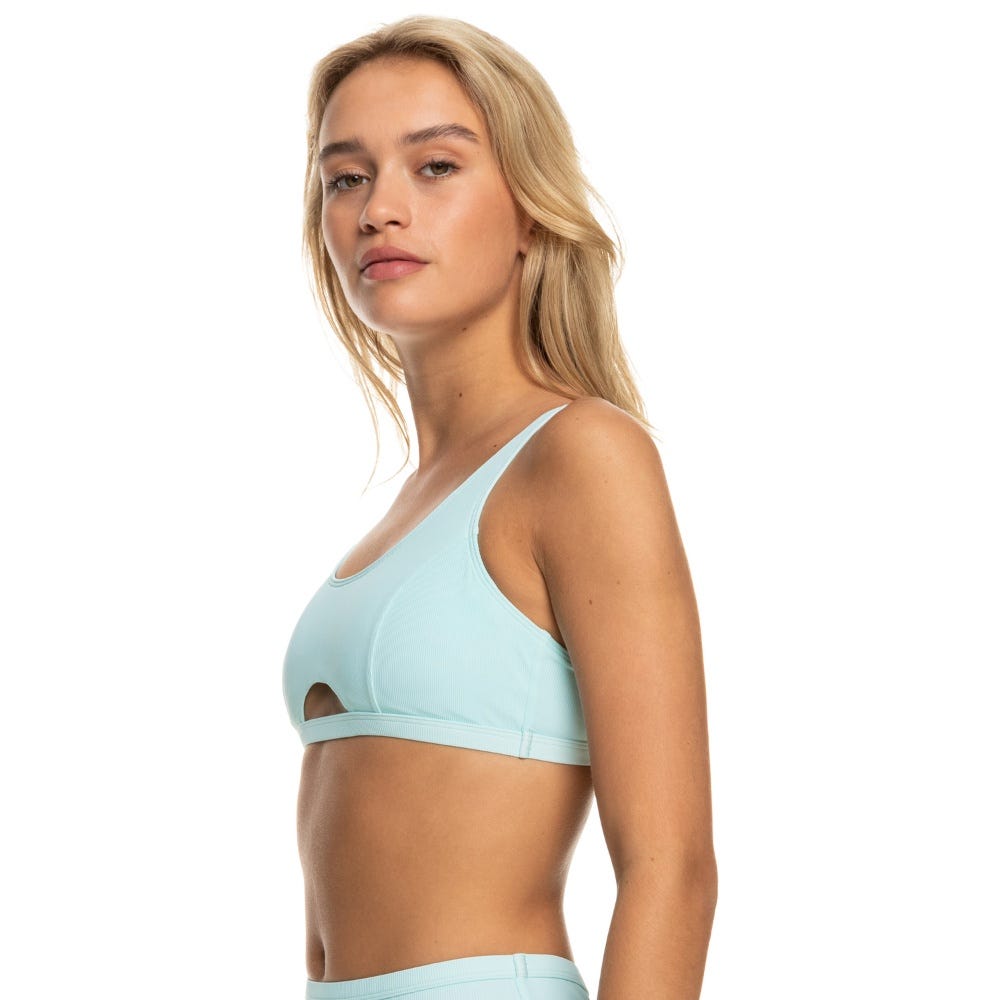 Roxy Womens Pro The Tilt Shift Bra Bikini Top In Blue