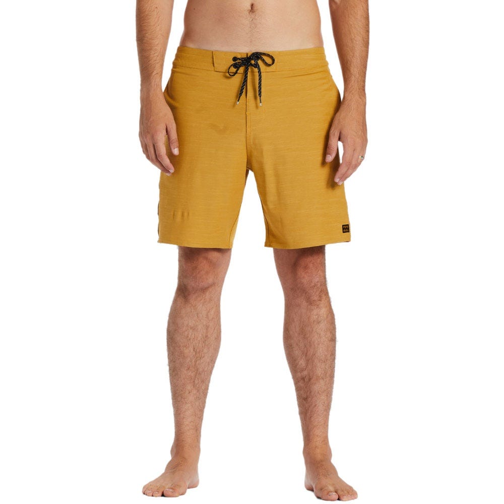 Billabong Mens D Bah Lo Tide 18" Boardshorts In Mustard