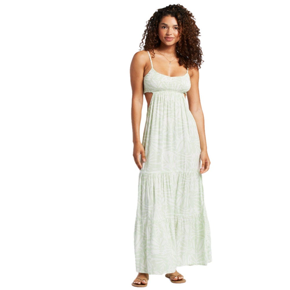 Roxy Womens Hot Tropics Maxi Dress In Seacrest Hot Tropics