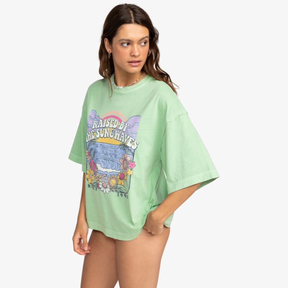 Roxy Sweet Shine Oversized T-Shirt - Women