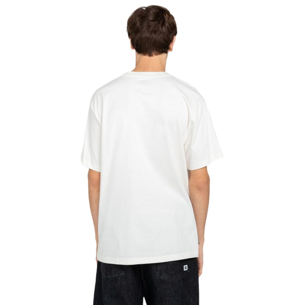 Element Mens Wooden Tree Logo T-Shirt In Egret