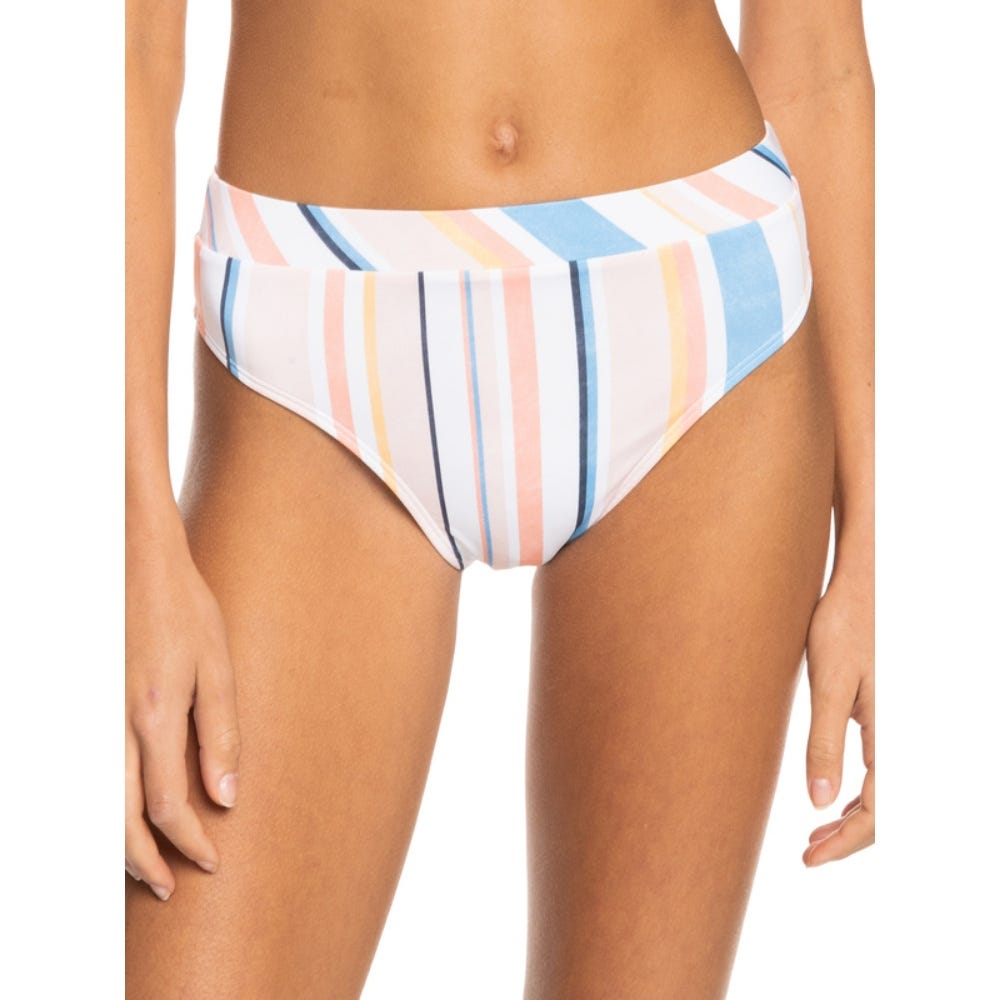 Roxy Womens Printed Beach Classics Moderate Bikini Bottoms