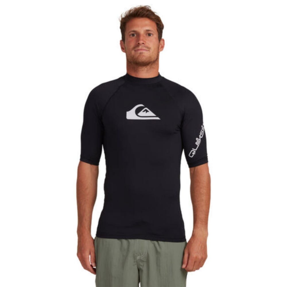 Quiksilver All Time Short Sleeve Upf 50 Rash Vest - Men