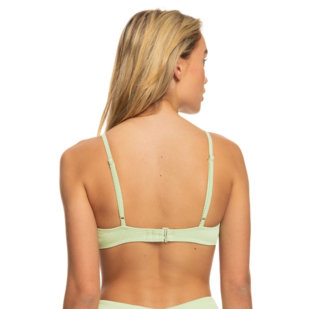 Roxy Womens Love The Surf Knot Bikini Top In Seacrest