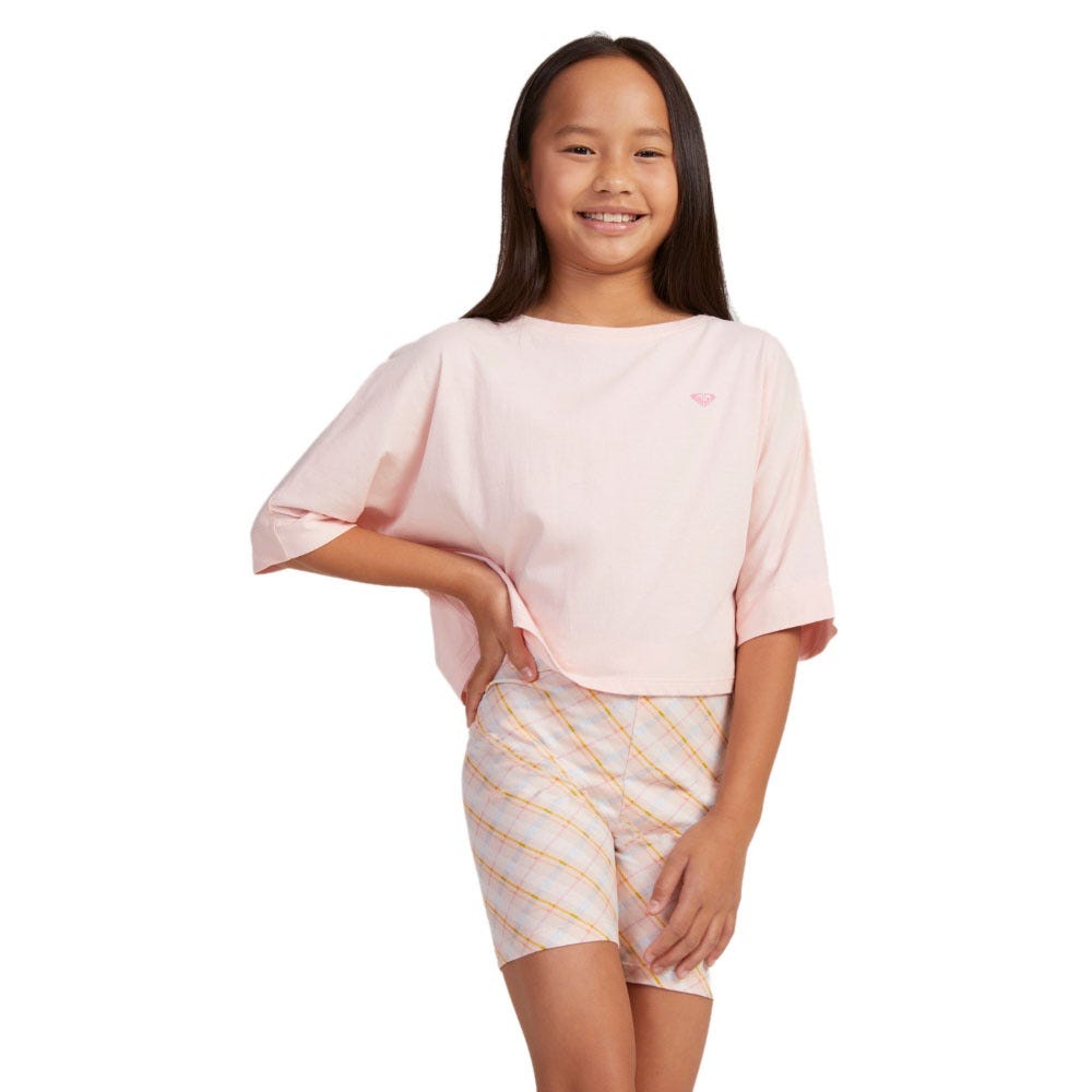 Roxy Girls Girls Unknown Song T-Shirt In English Rose