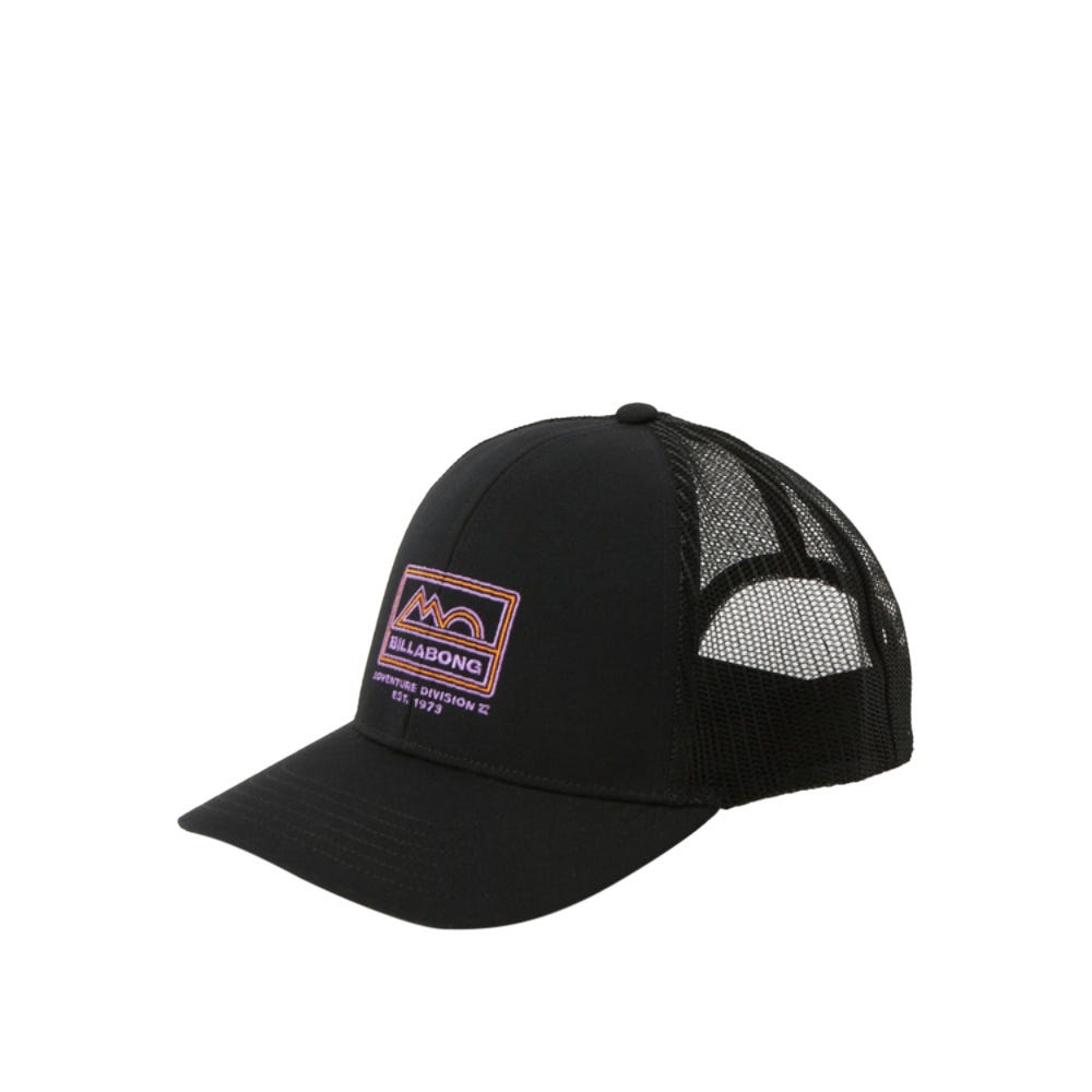 Billabong Mens A/Div Walled Trucker Hat In Black