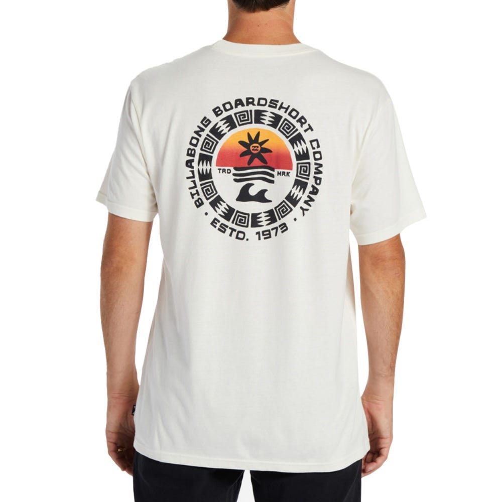 Billabong Mens Transport T-Shirt In Off White