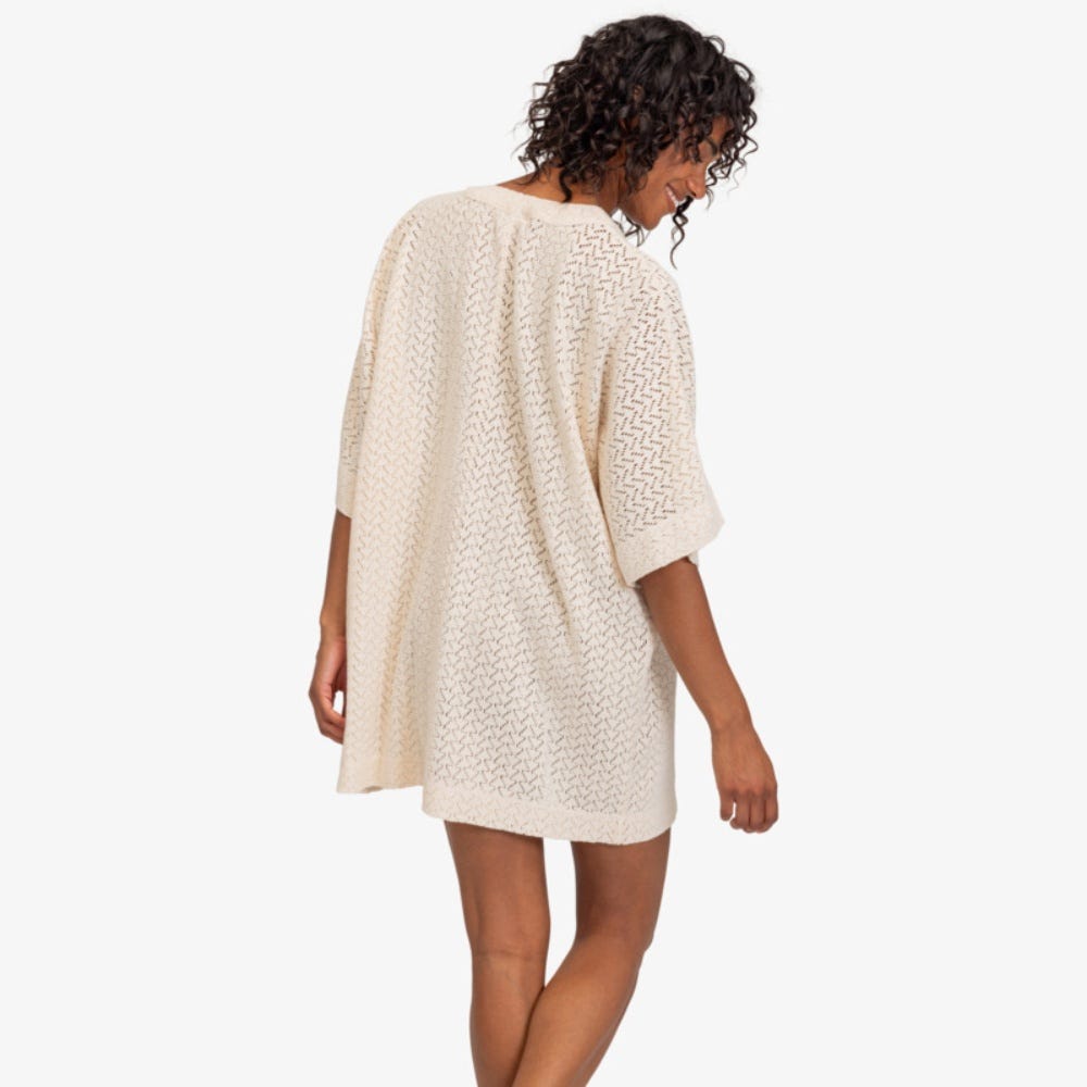 Roxy Fun Swell Beach Kimono Cover Up - Women
