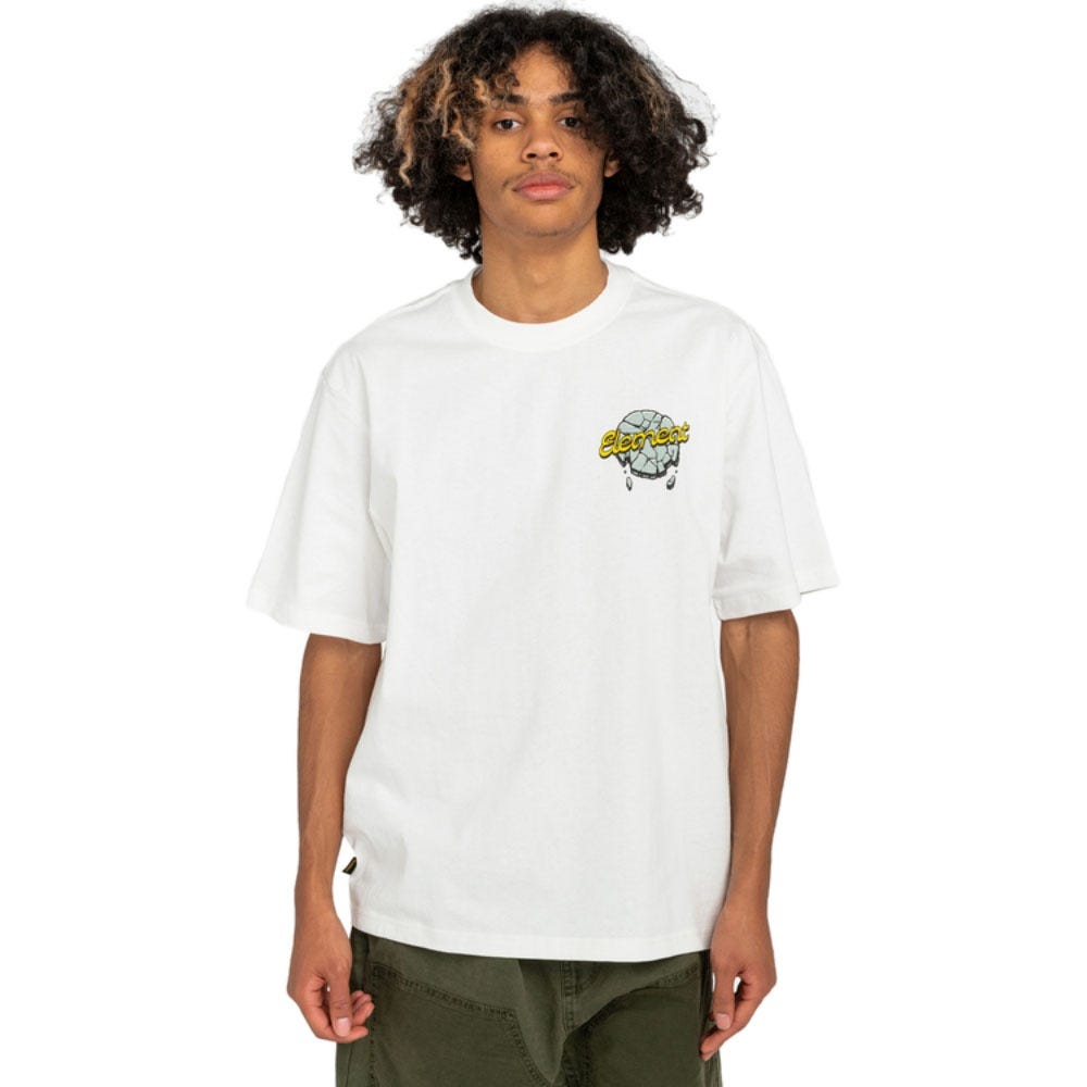 Element Mens Burleys Jungle T-Shirt In Off White
